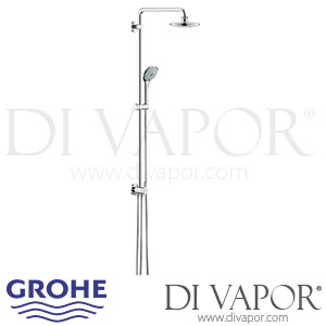 Grohe Euphoria System 180 Shower System with Diverter for Wall Mounting - 2010 to 2017 - Spare Parts 27421001 GEN1